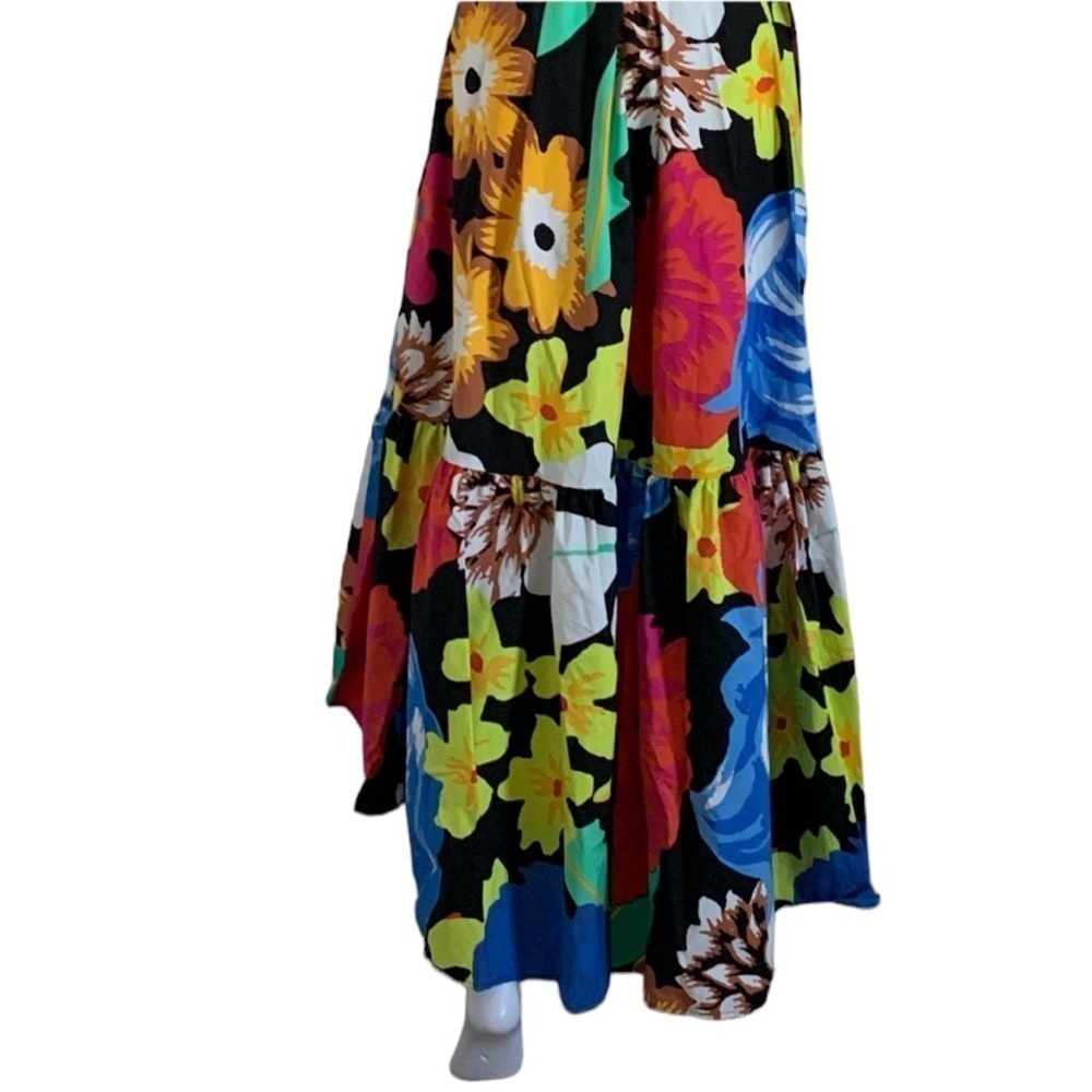 Christopher John Rogers Multicolor Floral Puff Dre - Picture 8 of 10